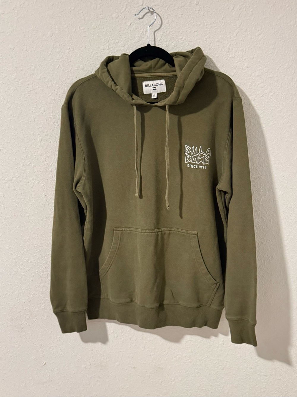 Billabong olive/army green Casual Grunge Gorpcore,Surfcore Graphic hoodie size L